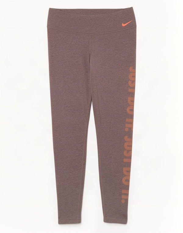 Nike Damen Dri Fit Graphic Leggings UK 18 XL Grau