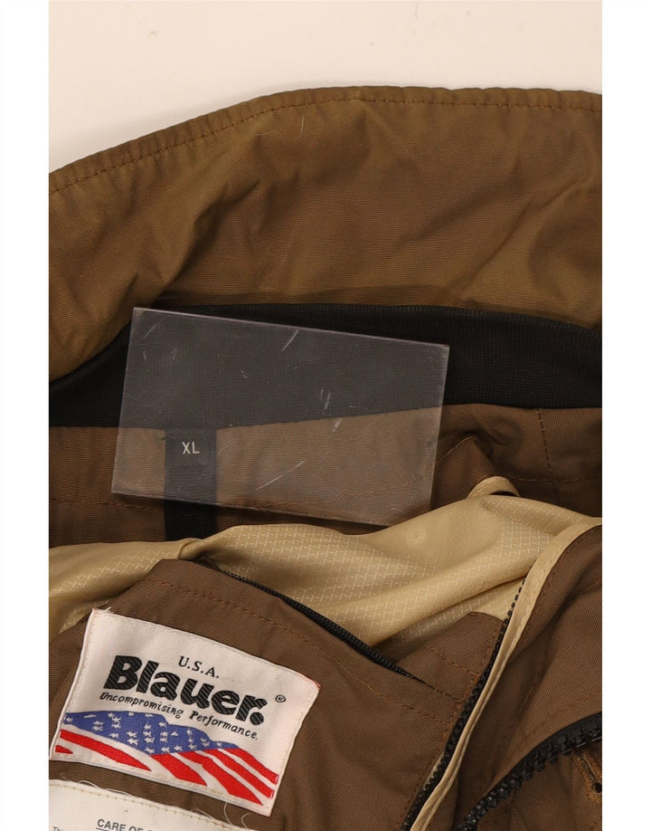 BLAUER Mens Military Jacket UK 42 XL Brown Polyamide Vintage Blauer and Second-Hand Blauer from Messina Hembry 