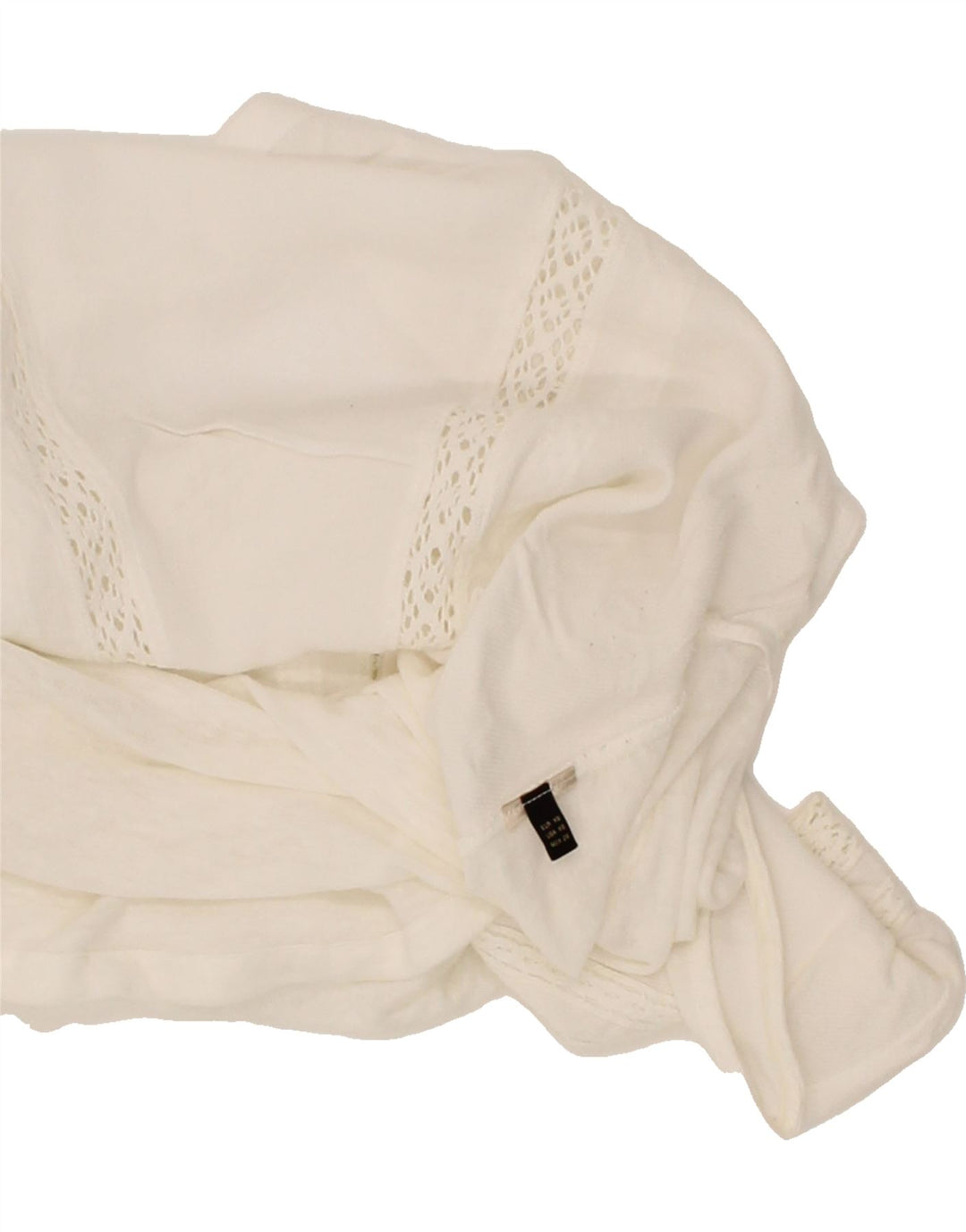 MASSIMO DUTTI Womens Oversized Sleeveless Blouse Top UK 6 XS White Vintage Massimo Dutti and Second-Hand Massimo Dutti from Messina Hembry 