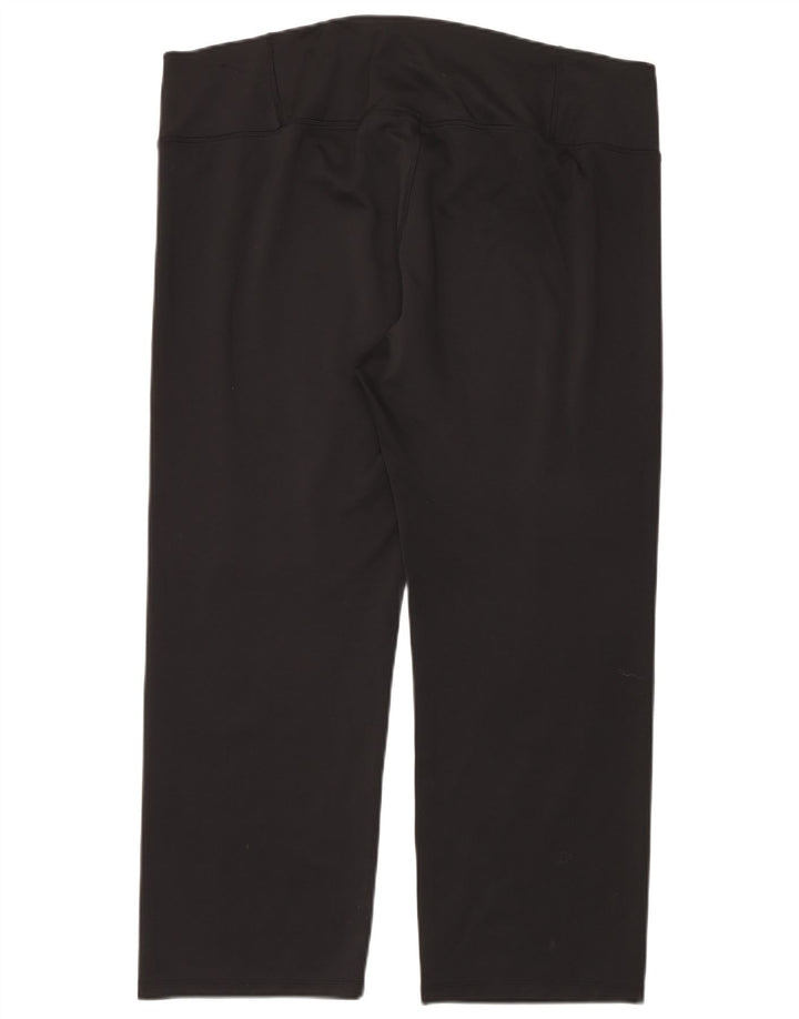 Nike Womens Dri Fit Leggings UK 20 2XL  Black Polyester