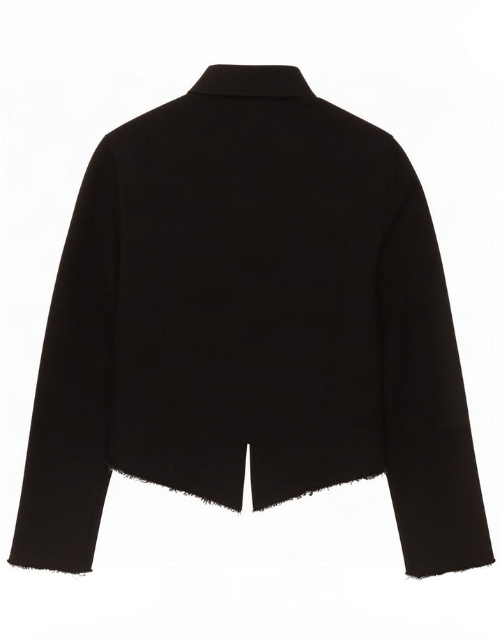 Zara Womens Bolero Jacket UK 14 Large Black