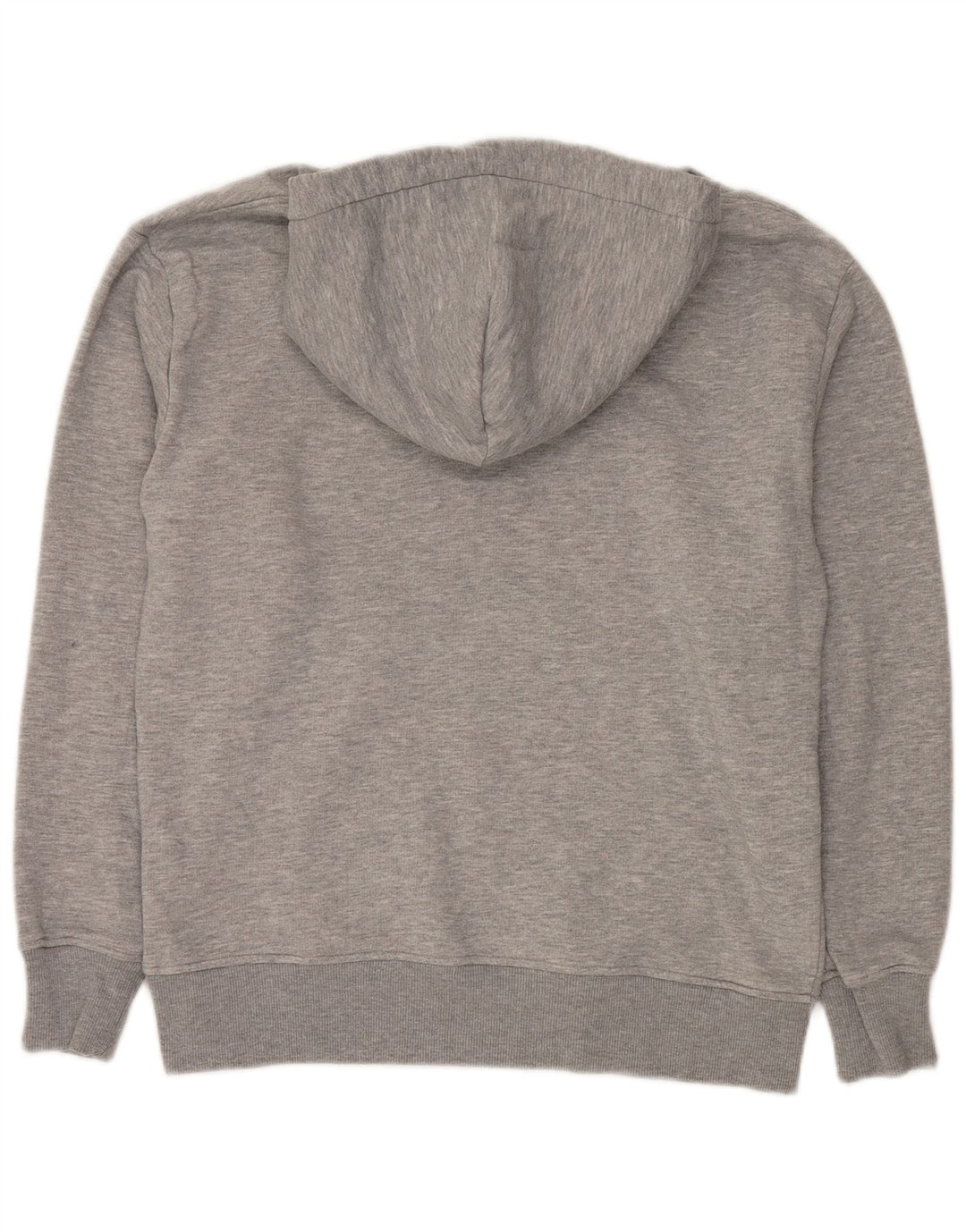 Zara Mens Hoodie Jumper Medium Grey Flecked Polyester