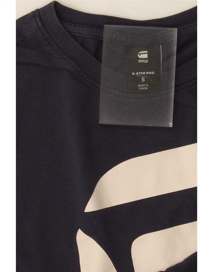 G-Star Herre grafisk T-shirt Top Lille marineblå