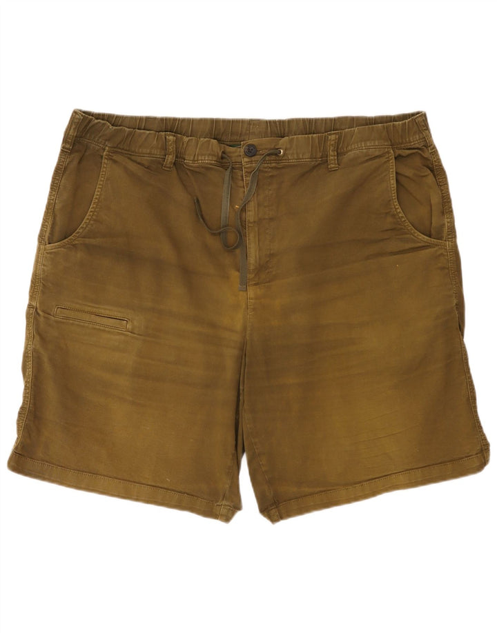 Orvis Mens Cargo Shorts W42 2XL Khaki Cotton