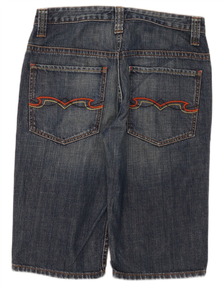 Benetton Herre Denim Shorts W30 Medium Blue Bomuld