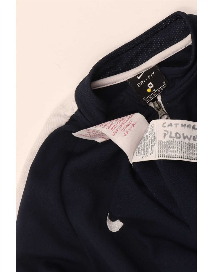 Nike Boys Dri Fit Pullover træningsdragt Top 10-11 år Medium Navy Blue