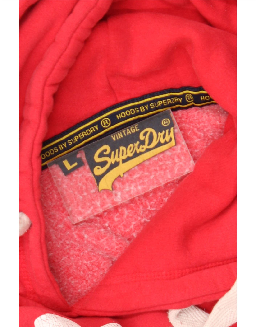 Superdry Mens Graphic Hoodie Jumper Large Red