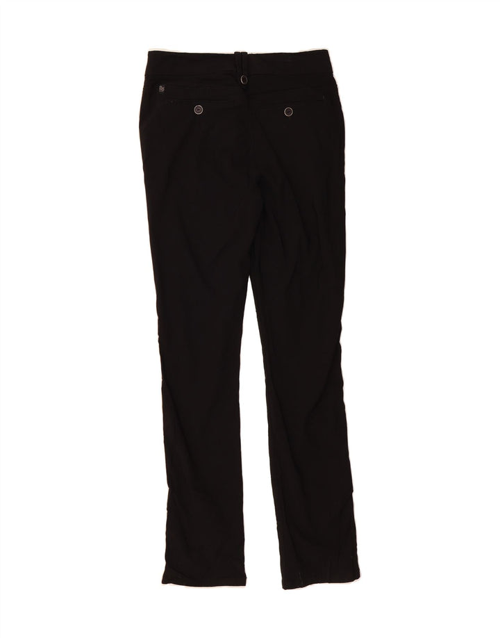 DKNY Womens Slim Suit Trousers US 8 Medium W30 L32 Black Rayon Vintage Dkny and Second-Hand Dkny from Messina Hembry 