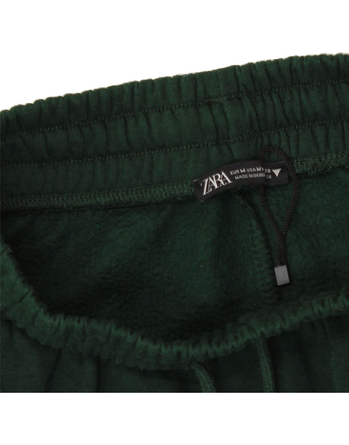 ZARA Womens Straight Skirt Medium W26  Green Cotton Vintage Zara and Second-Hand Zara from Messina Hembry 