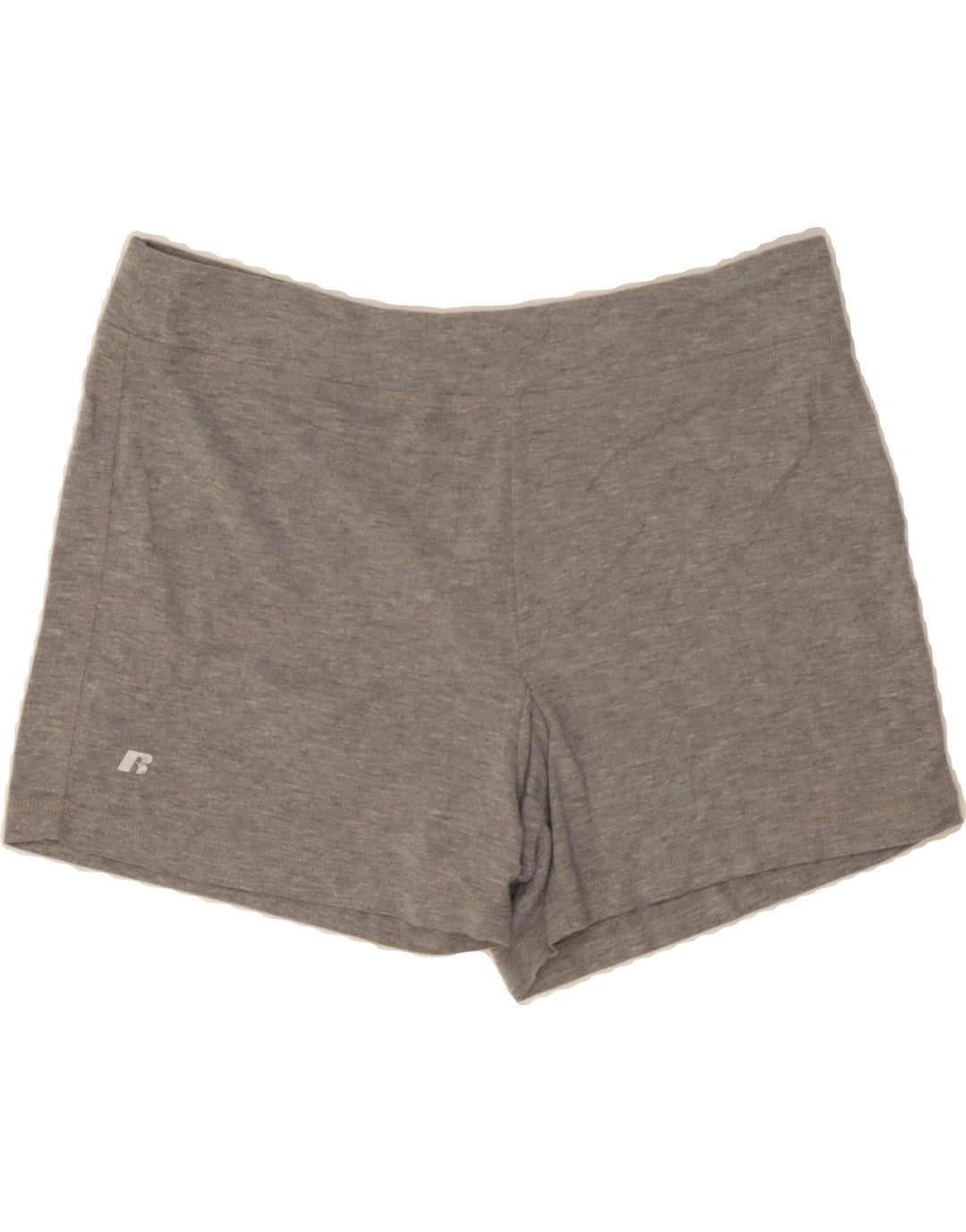 RUSSELL ATHLETIC Womens Sport Shorts UK 16 Large Grey Polyester Vintage Russell Athletic and Second-Hand Russell Athletic from Messina Hembry 