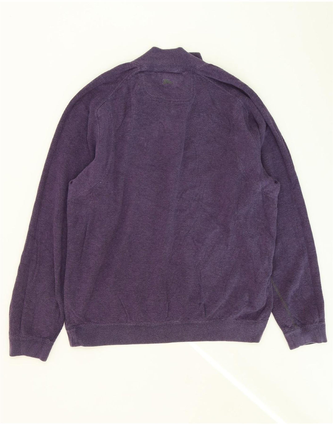 TOMMY BAHAMA Mens Zip Neck Reversible Sweatshirt Jumper Large Grey Vintage Tommy Bahama and Second-Hand Tommy Bahama from Messina Hembry 