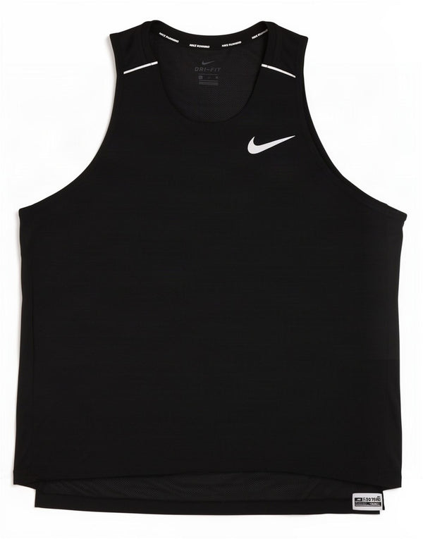 Ανδρικό φανελάκι Nike Dri Fit XL Μαύρο ριγέ πολυεστέρας