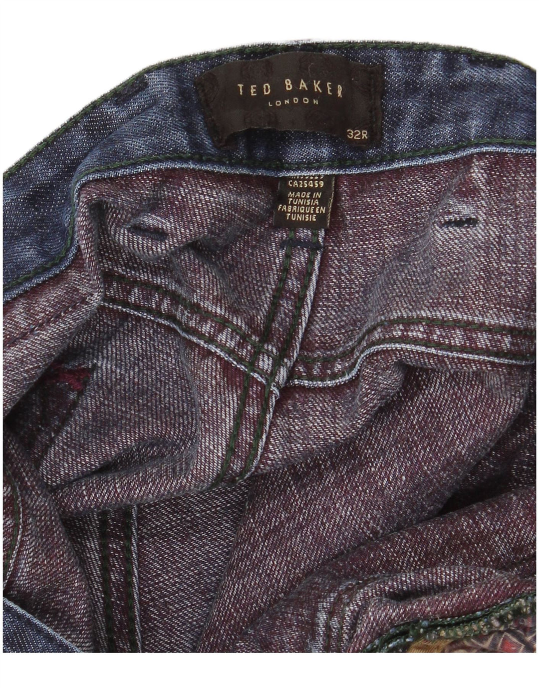 Blugi drepti pentru bărbați TED BAKER W32 L32 bleumarin