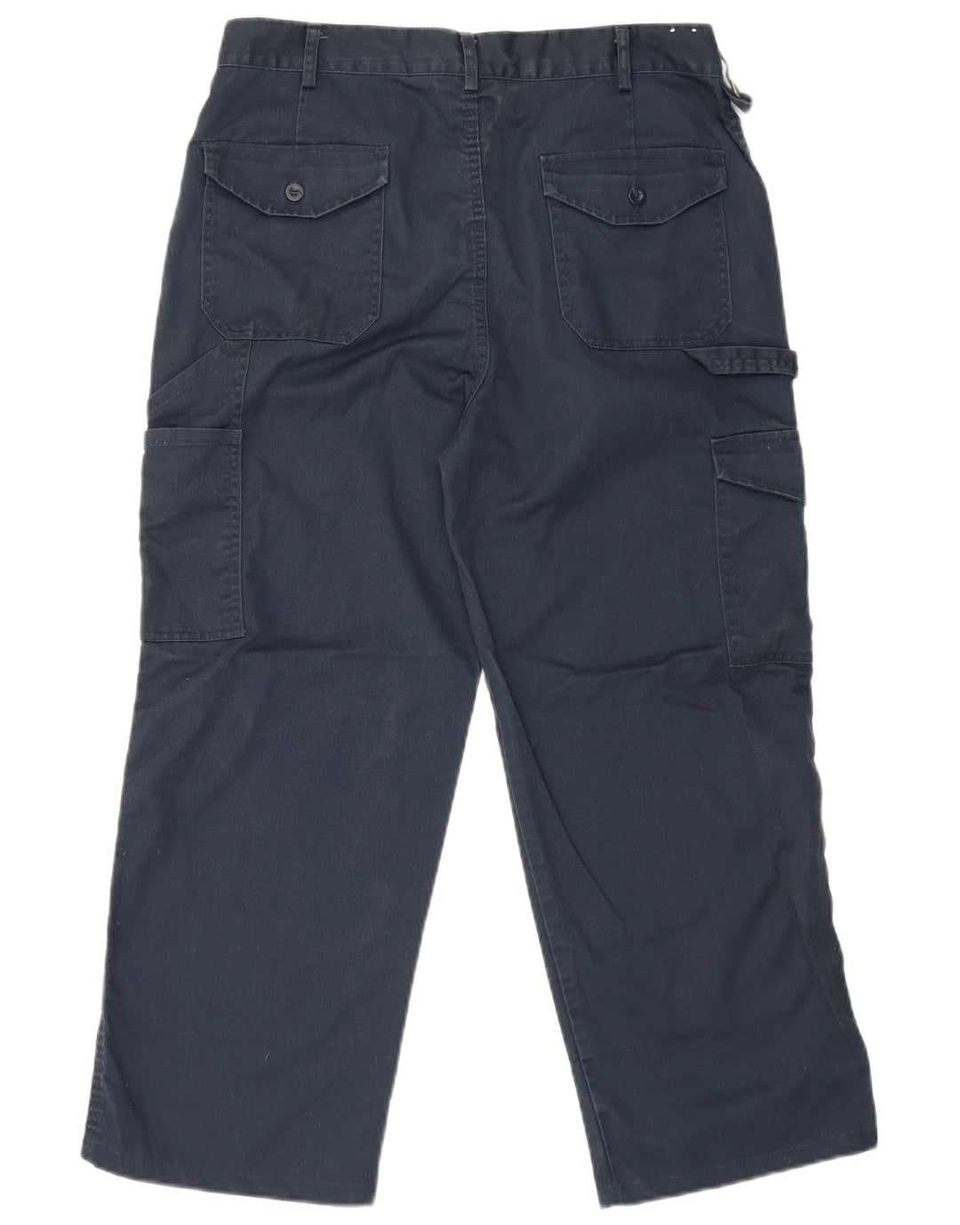 Dickies Herre Straight Crop Cargo Bukser W34 L25 Marineblå Polyester