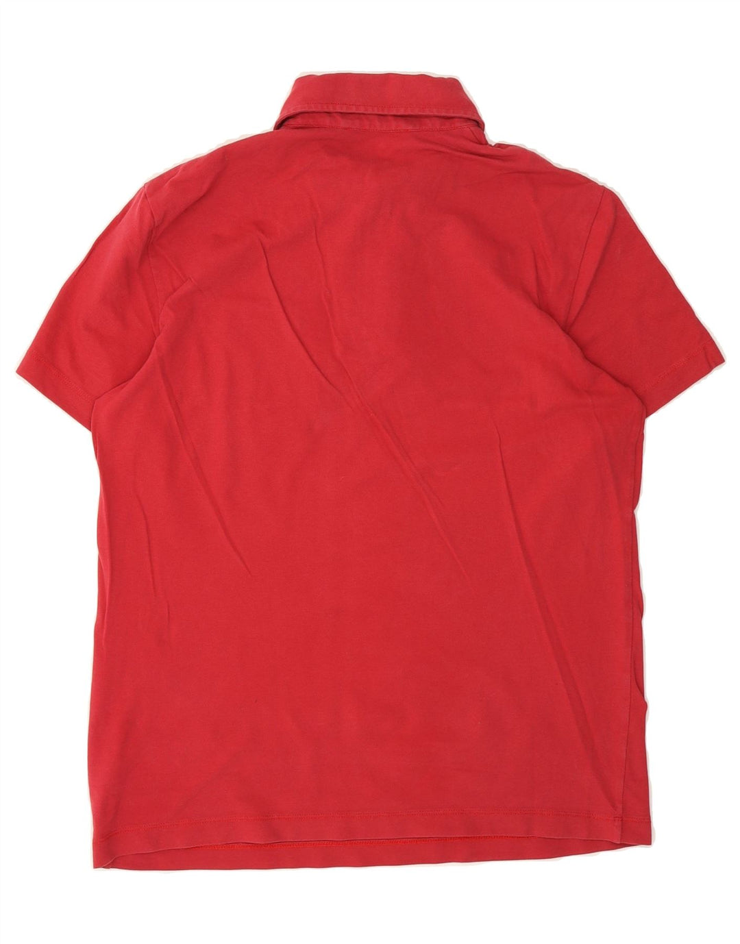 TRUSSARDI Mens Polo Shirt Small Red Cotton Vintage Trussardi and Second-Hand Trussardi from Messina Hembry 