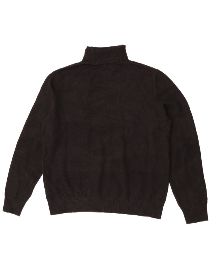 Marks & Spencer Damen-Pullover mit Rollkragen, Gr. 14, mittelschwarz