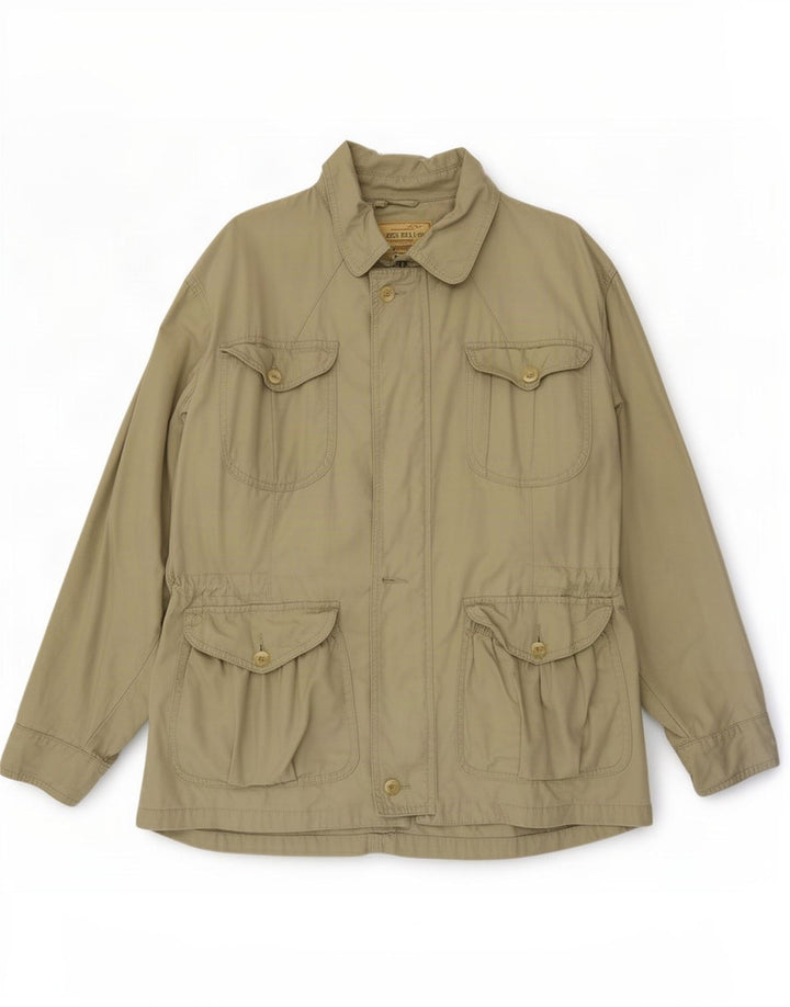 James Dillon Ανδρικό Utility Jacket UK 38 Medium Beige Cotton