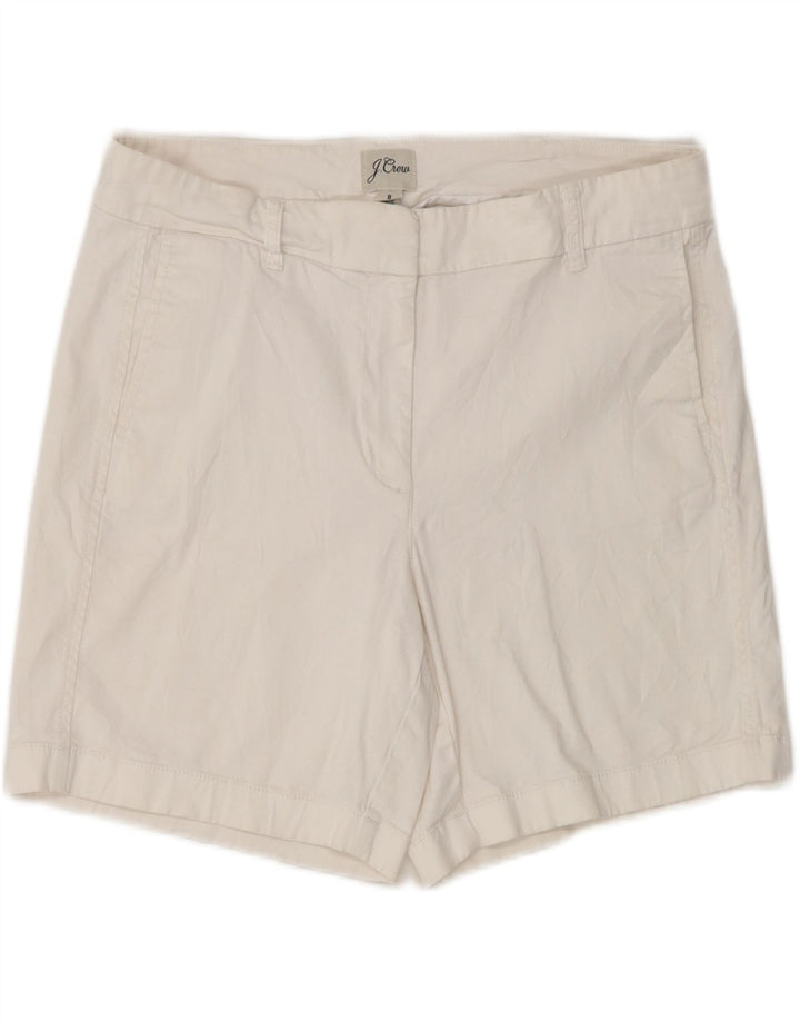 J. CREW Womens Chino Shorts US 8 Medium W32 White Cotton Vintage J. Crew and Second-Hand J. Crew from Messina Hembry 