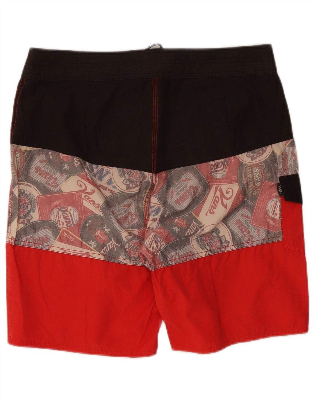 Vans Mens Graphic Swimming Shorts Medium Multicoloured Colourblock