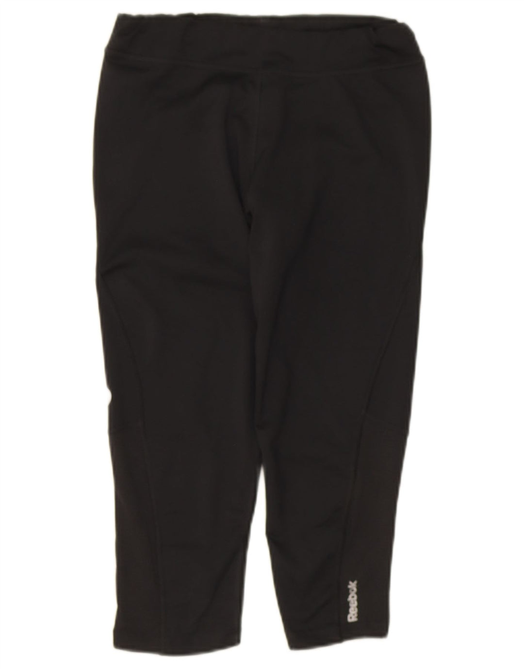 Reebok Womens Capri Leggings UK 8/10 Small  Black Polyester