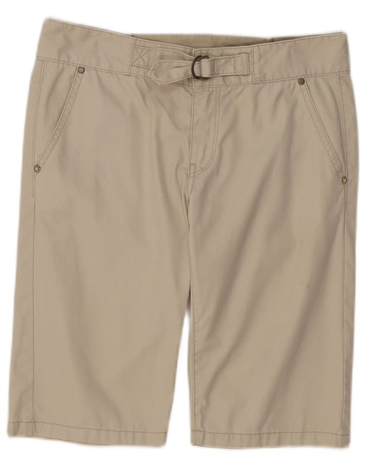 Replay Damen Chinoshorts W28 Mittelbeige Baumwolle