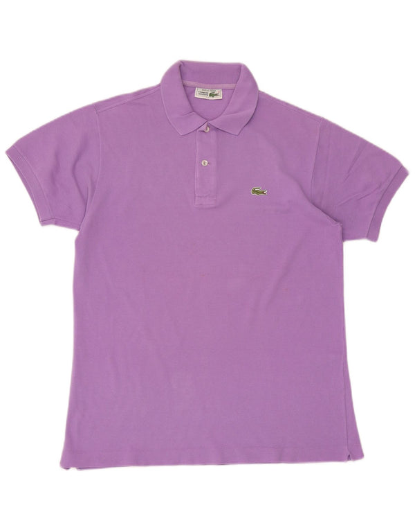 Lacoste Mens Polo Shirt Medium Purple Cotton
