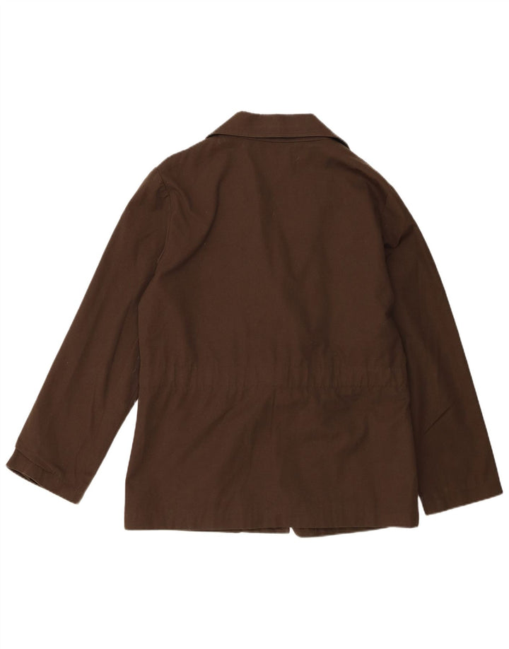Sasha Womens Utility Jacke UK 14 Large Khaki Baumwolle