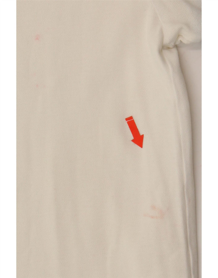 COLMAR Mens Polo Shirt Large White Cotton Vintage Colmar and Second-Hand Colmar from Messina Hembry 