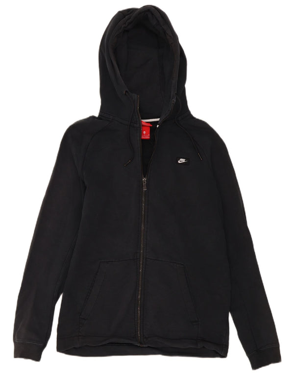 Nike Mens Zip Hoodie Sweater Medium Black