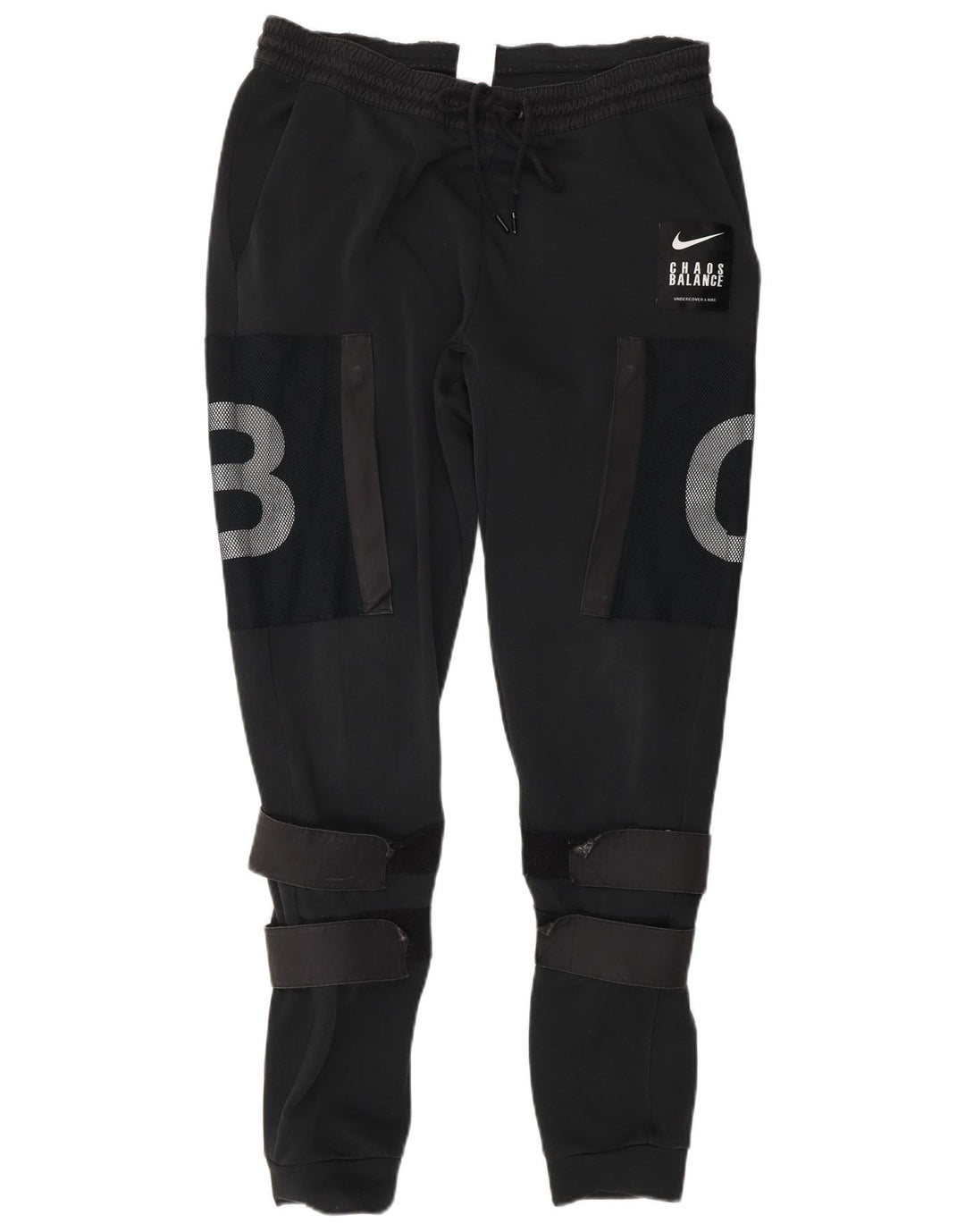 Nike Pantalon de survêtement graphique pour homme Noir moyen Polyester