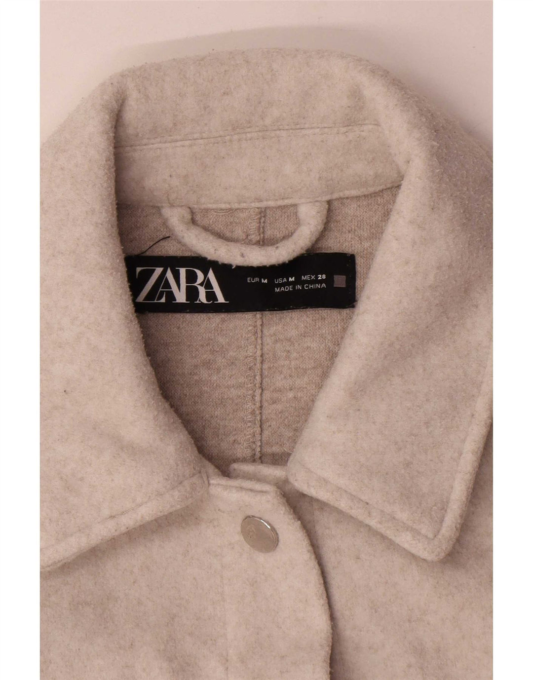 Zara Γυναικείο Σακάκι UK 14 Medium Beige Polyester