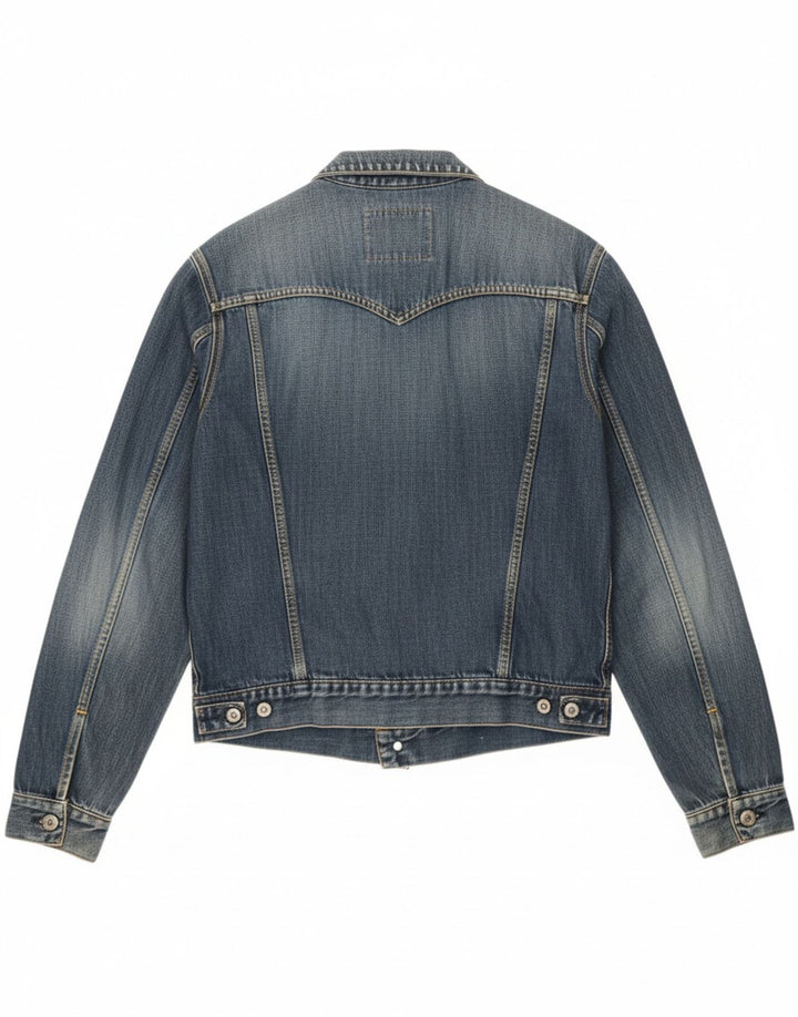 CASUCCI Womens Denim Jacket UK 20 2XL Blue Cotton Vintage Casucci and Second-Hand Casucci from Messina Hembry 