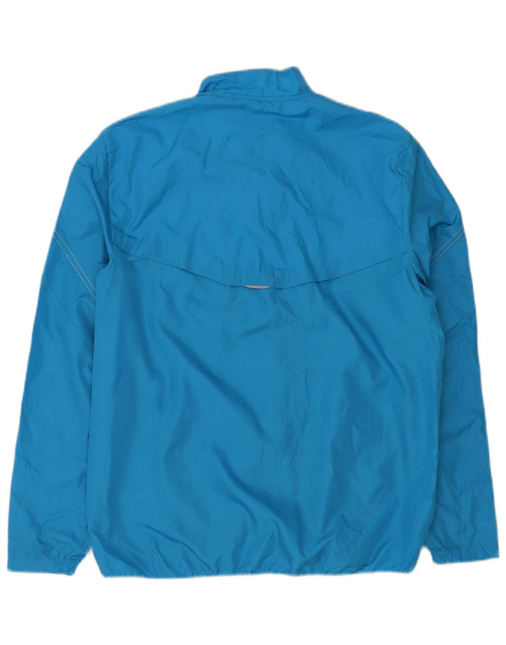 Adidas Mens Treino Top Jaqueta Poliéster Azul Médio