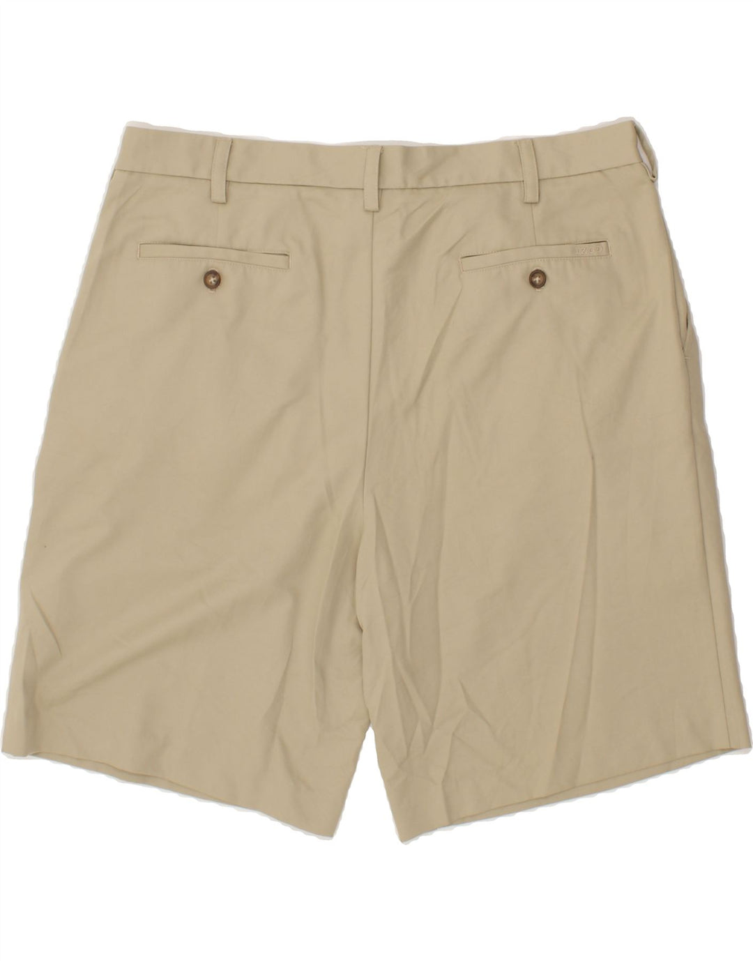 IZOD Mens Pegged Chino Shorts W38 XL  Beige Vintage Izod and Second-Hand Izod from Messina Hembry 
