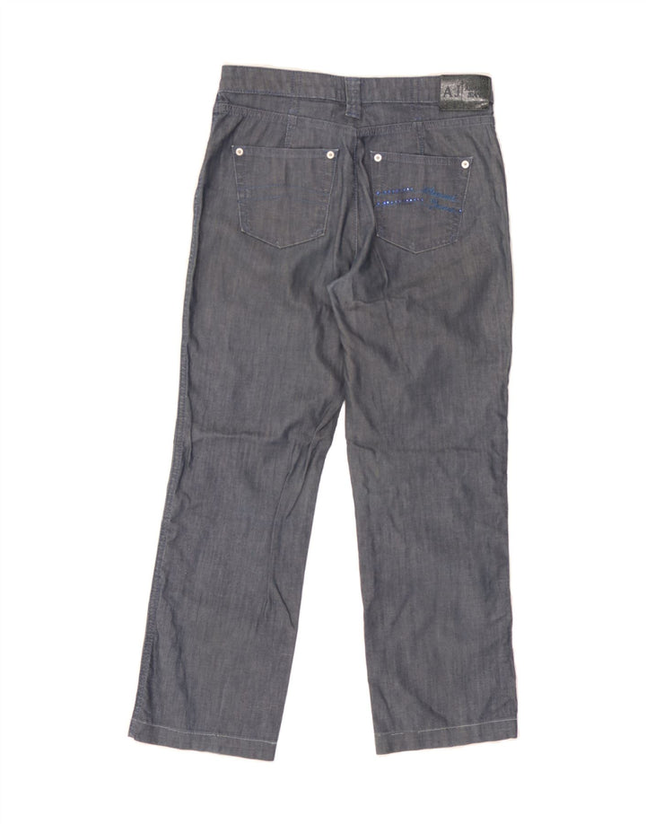 ARMANI Womens Straight Jeans W29 L27 Navy Blue Vintage Armani and Second-Hand Armani from Messina Hembry 