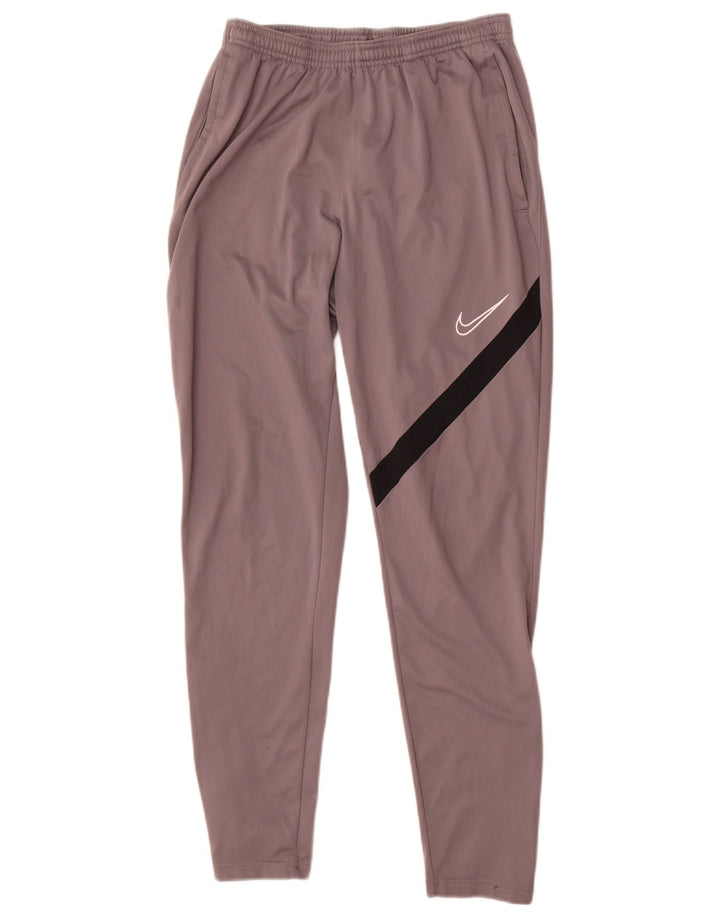 Nike Herren Dri Fit Trainingshose Mittelgraues Colourblock-Polyester