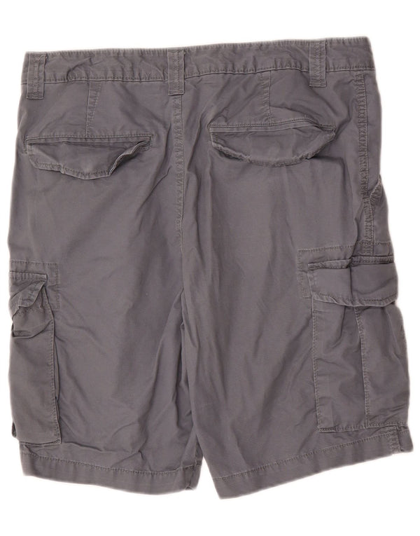 Marks & Spencer Herre Cargo Shorts W34 Large Grå Bomuld