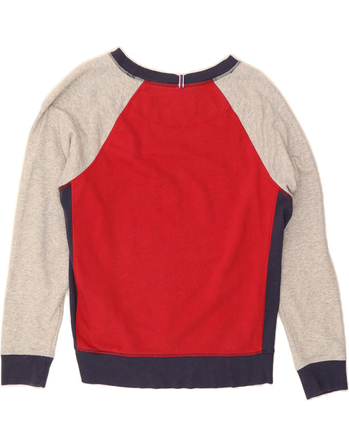 CHAMPION Mens Graphic Sweatshirt Jumper Large Red Colourblock Vintage Champion and Second-Hand Champion from Messina Hembry 
