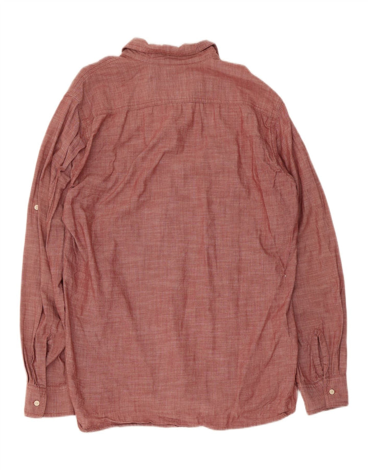 Levi's Mens Shirt Large Red Cotton