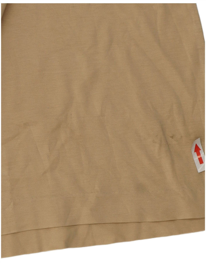 Pooh Mens Polo Shirt Medium Beige Cotton