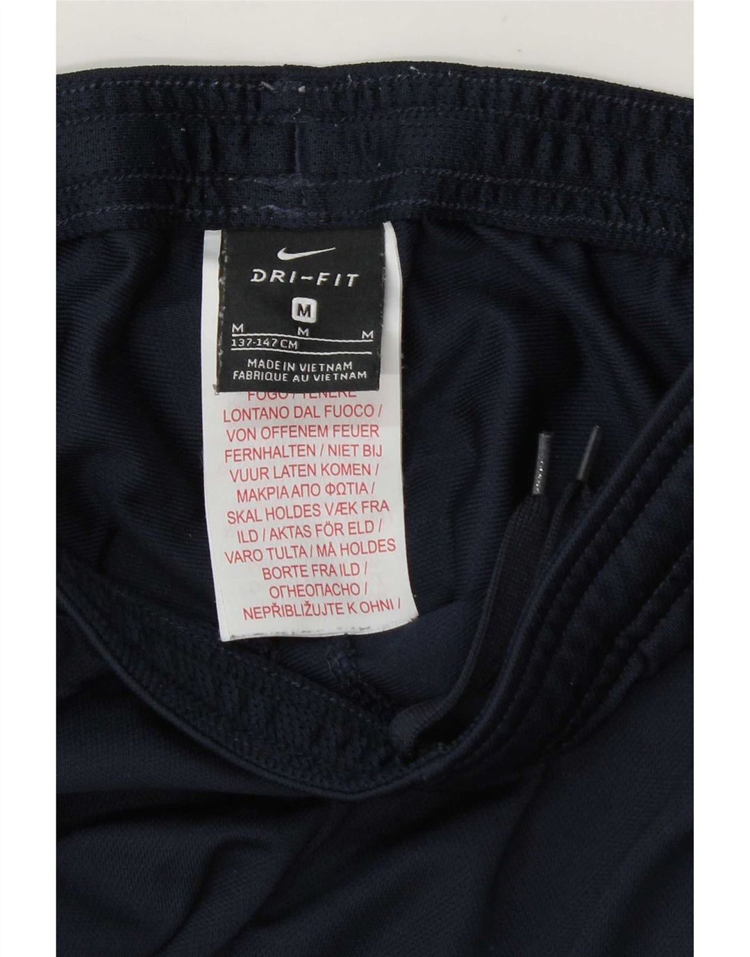Pantaloni da tuta Nike da ragazzo Dri Fit 10-11 anni medio blu navy poliestere