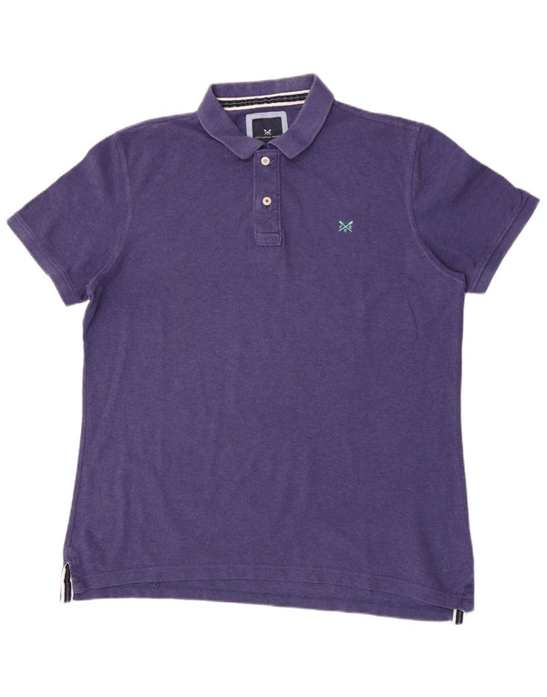 Crew Clothing Mens Polo Shirt XL Navy Blue