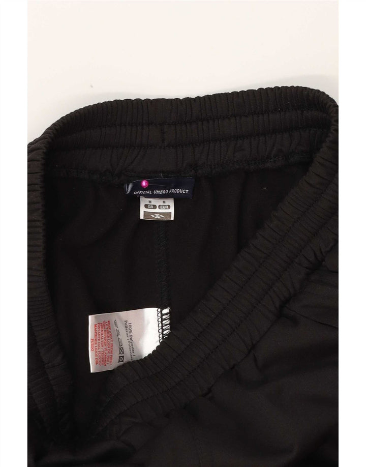 Umbro Mens Graphic Tracksuit Trousers Medium  Black Polyester