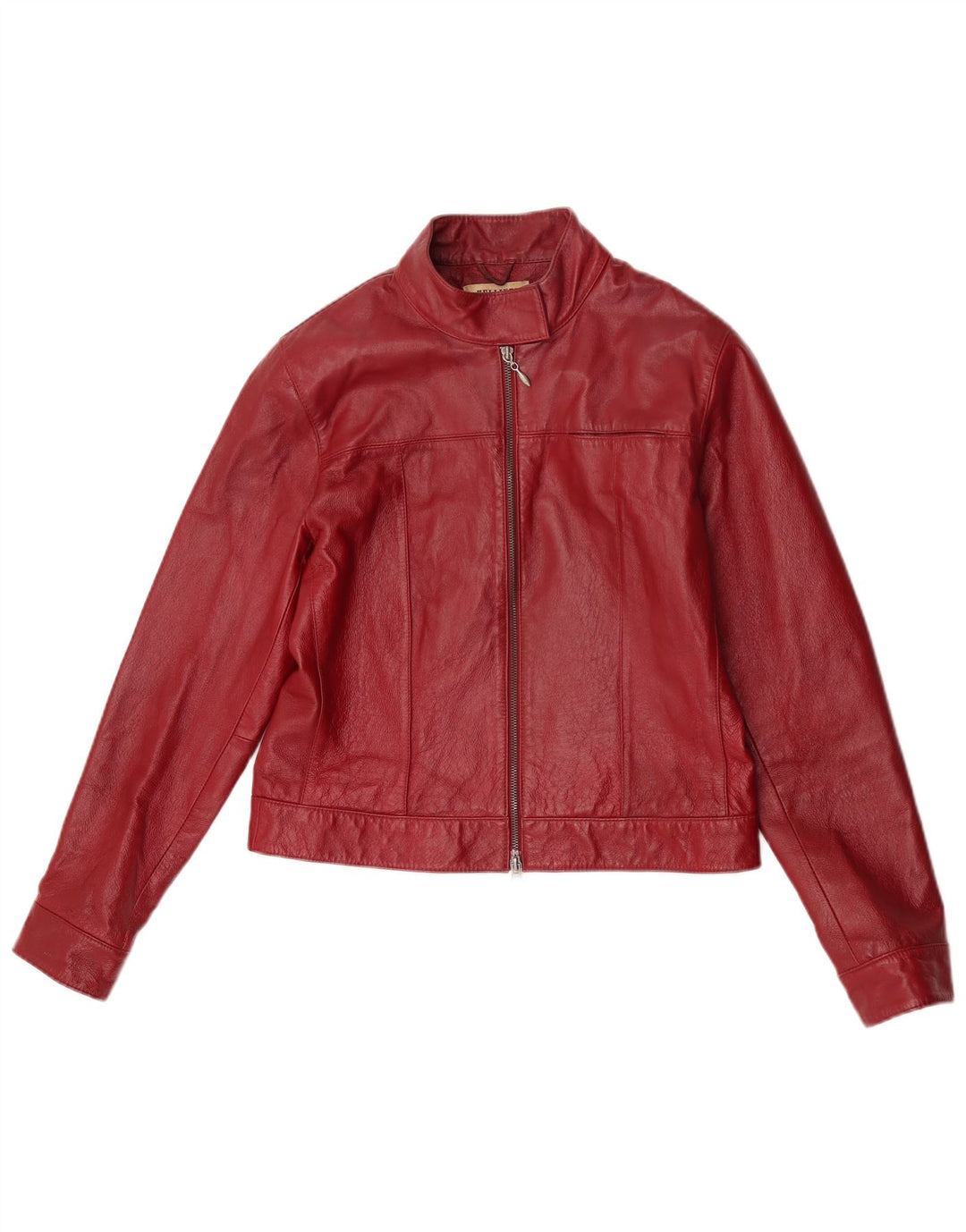 Giacca in pelle da donna HELLINE UK 12 Pelle rossa media