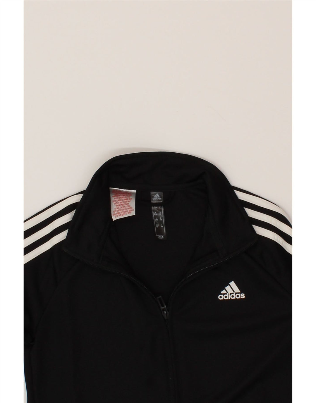 ADIDAS Boys Aeroready Tracksuit Top Jacket 9-10 Years Black Polyester Vintage Adidas and Second-Hand Adidas from Messina Hembry 