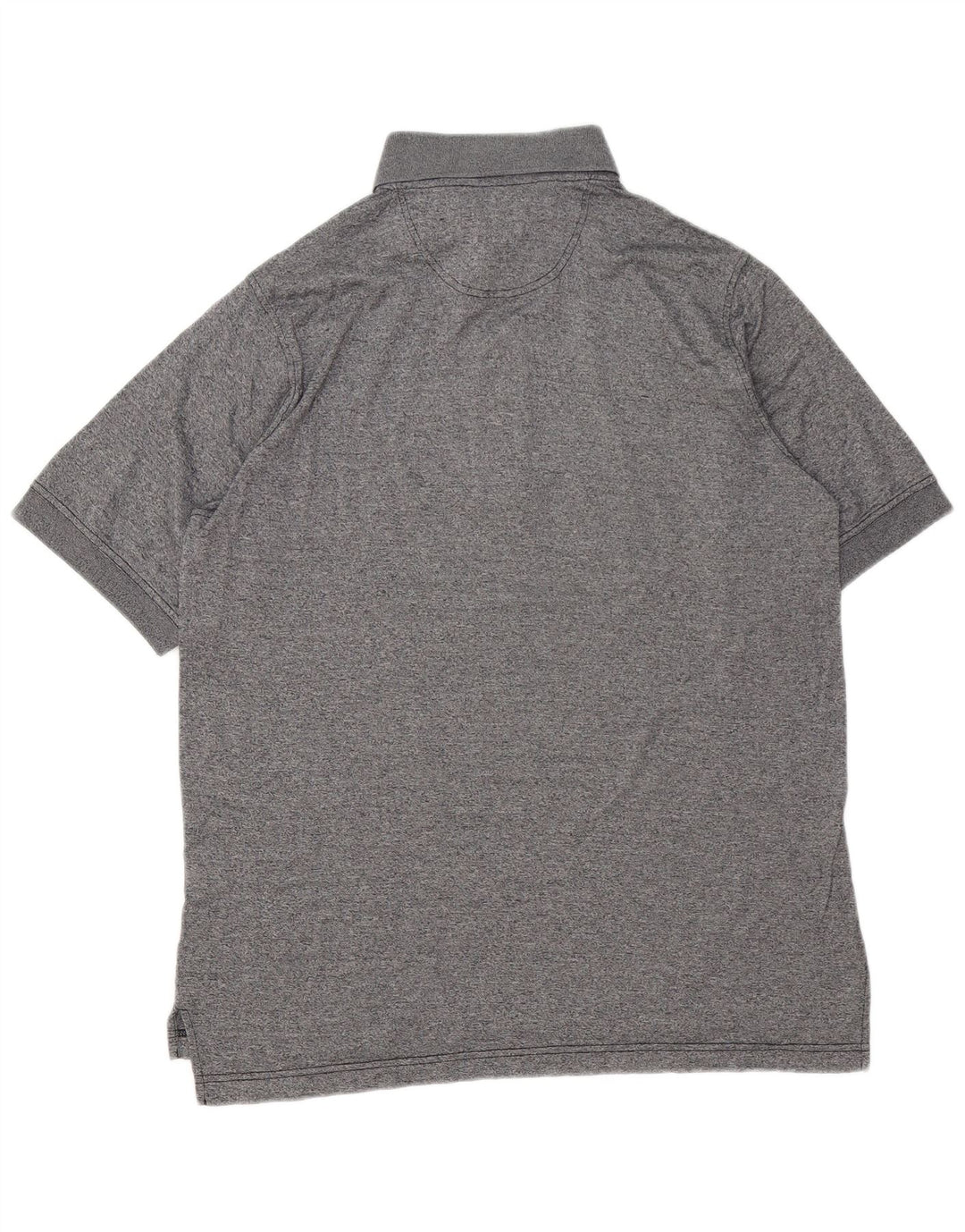 Ellesse Mens Polo Shirt Small Grey Flecked Cotton