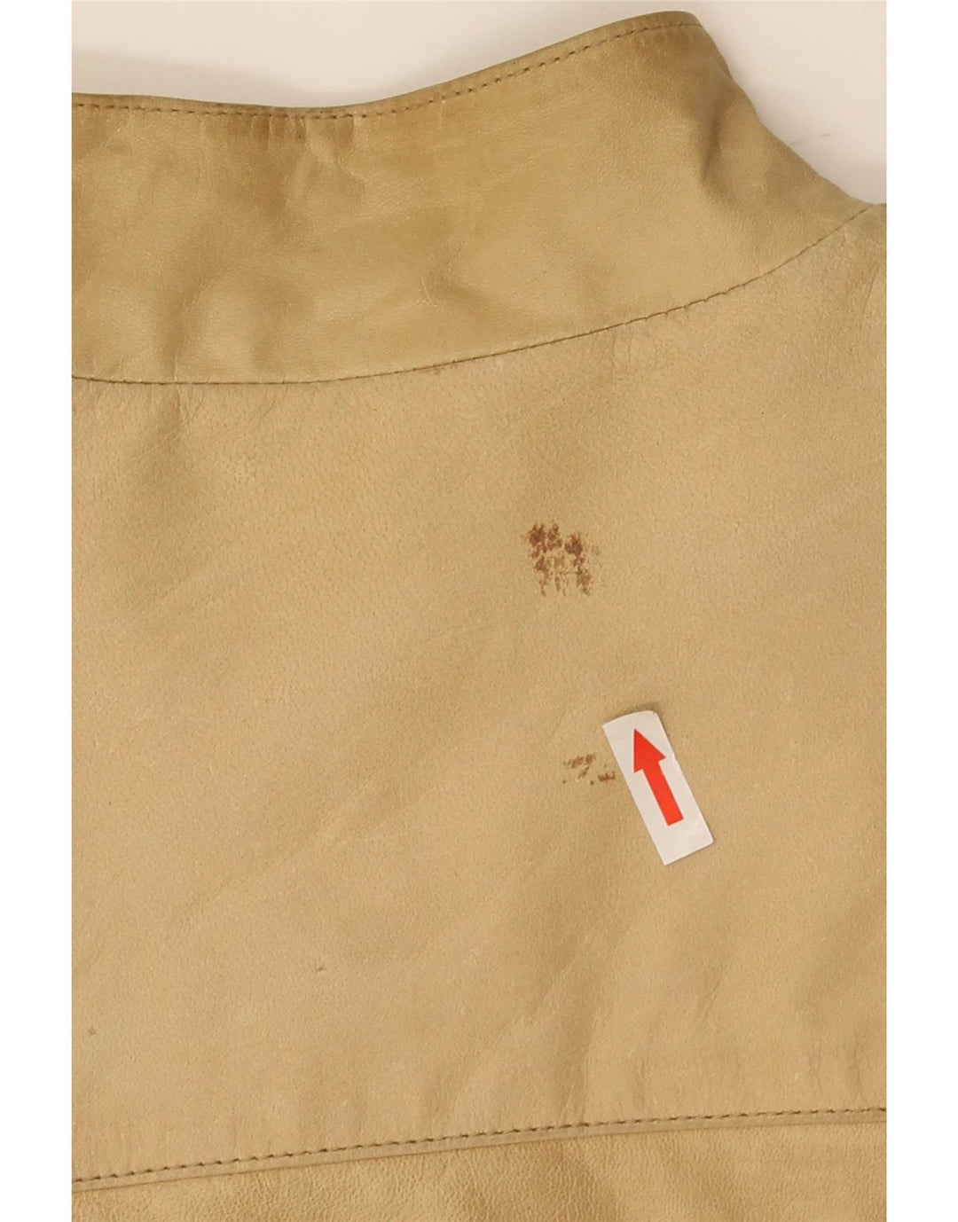 Conbipel Dame Læderjakke IT 44 Medium Beige
