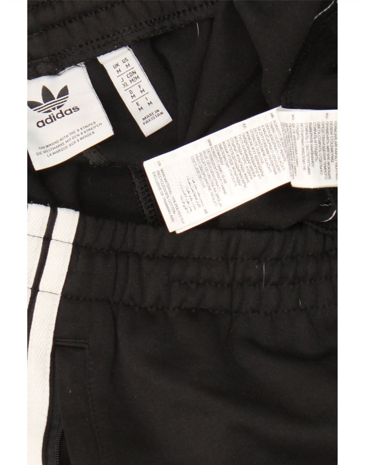 Adidas Mens Tracksuit Trousers Joggers Medium Black Polyester