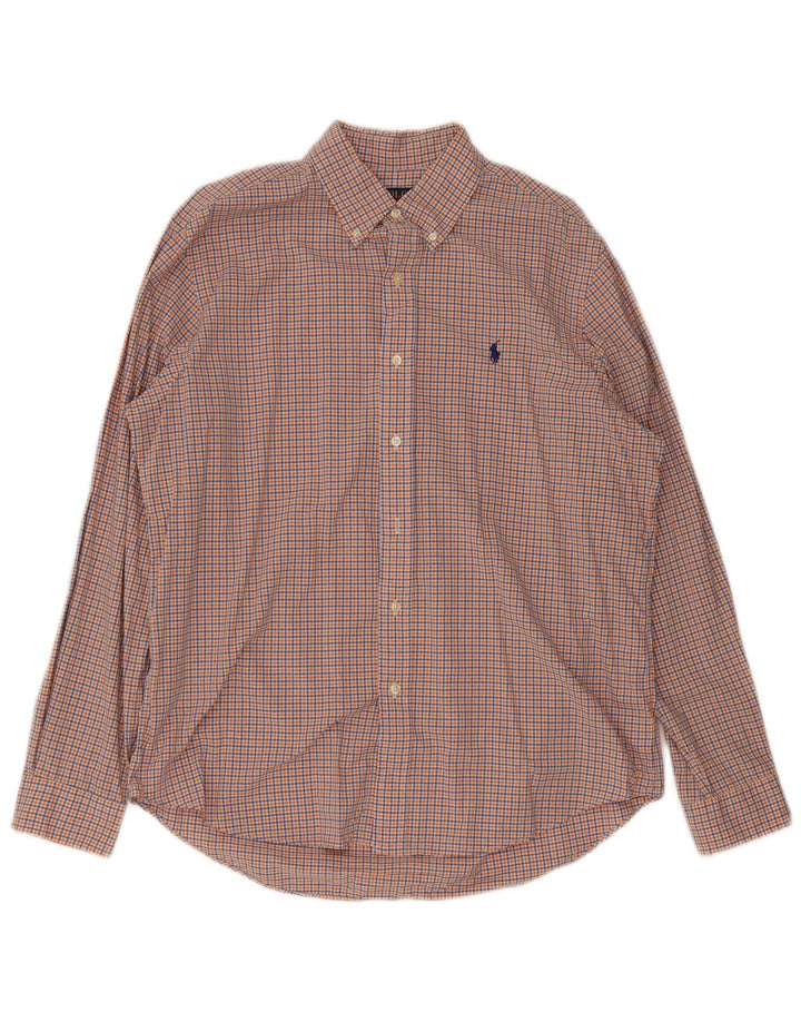 Polo Ralph Lauren Mens Shirt Large Multicoloured Gingham Cotton