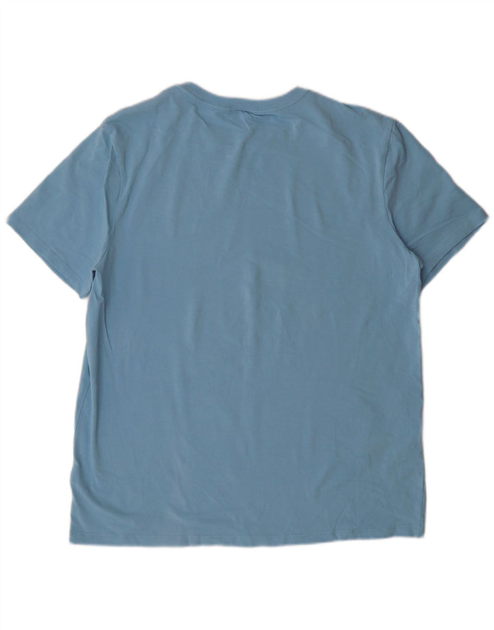 TOMMY HILFIGER Mens T-Shirt Top Medium Blue Cotton